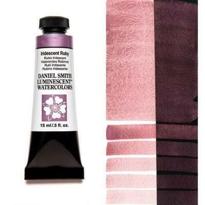 צבע מים שפופרת lridescent ruby 15ML S1  DANIEL SMITH 