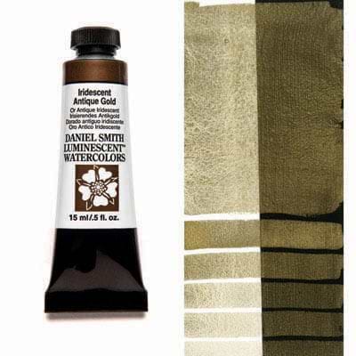 צבע מים שפופרת lridescent antique silver 15ML S1  DANIEL SMITH 