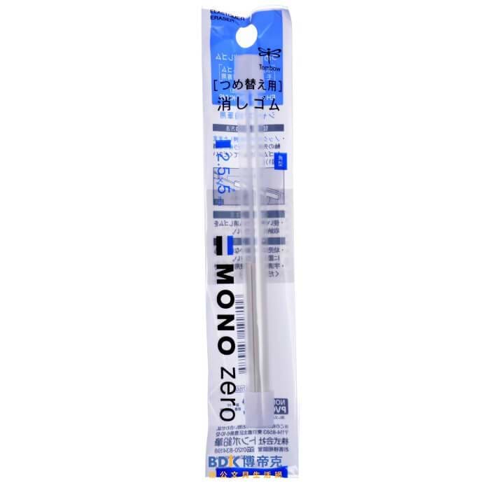 מילוי למחק TOMBOW MONO ZERO מרובע 2יח במארז