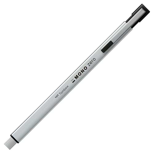 מחק עט מרובע TOMBOW MONO ZERO גוף מתכת 