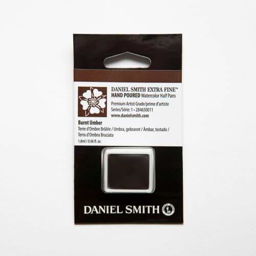צבע מים קוביה DANIEL SMITH Burnt Umber סדרה 1