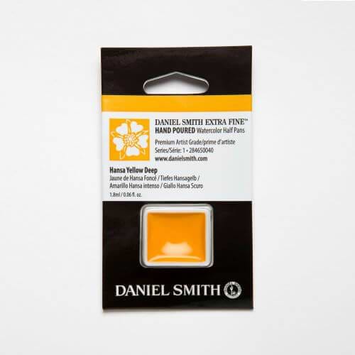 צבע מים קוביה DANIEL SMITH Hansa Yellow Deep סדרה 1