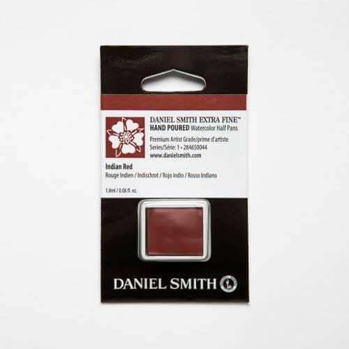 צבע מים קוביה DANIEL SMITH Indian Red סדרה 1