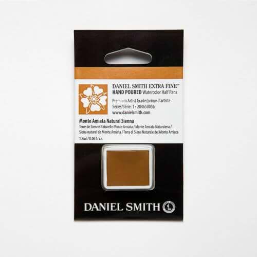 צבע מים קוביה DANIEL SMITH Monte Amiata Natural Sienna סדרה 1