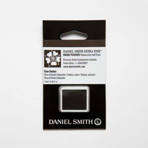 צבע מים קוביה DANIEL SMITH Raw Umber סדרה 1