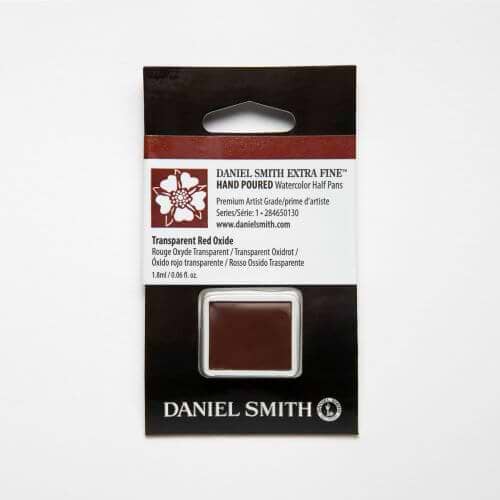 צבע מים קוביה DANIEL SMITH Transparent Red Oxide סדרה 1