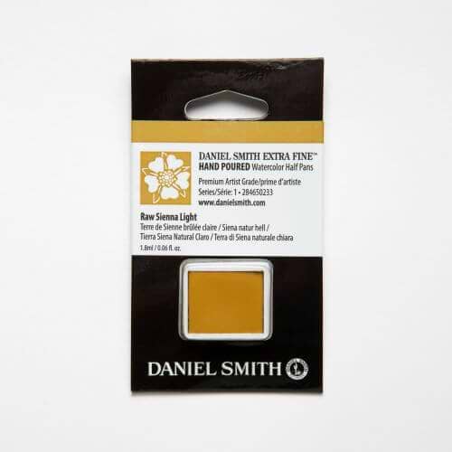 צבע מים קוביה DANIEL SMITH Raw Sienna Light סדרה 1