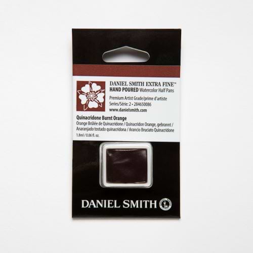 צבע מים קוביה DANIEL SMITH Quinacridone Burnt Orange סדרה 2