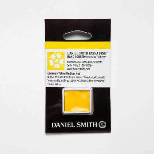צבע מים קוביה DANIEL SMITH cadmium Yellow Medium Hue סדרה 3