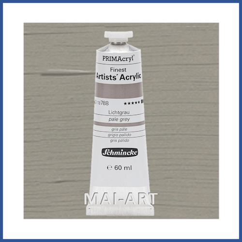 צבע אקריליק PRIMACRYL ארטיסט 60מל שמינקה 788 סדרה 1 Pale grey