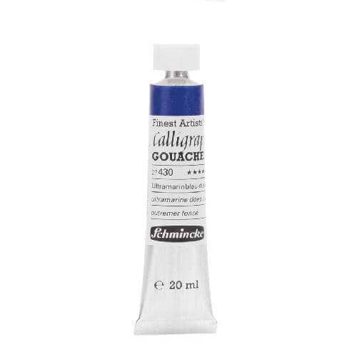 גואש קליגרפי 20מל מבית שמינקה ULTRAMRINE DEEP BLUE  430 Artist Calligraphy Gouache