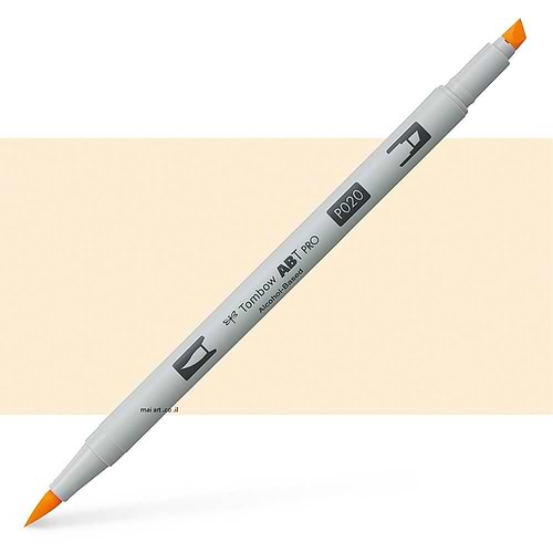 טוש אלכוהול TOMBOW דו צדדי Peach 020