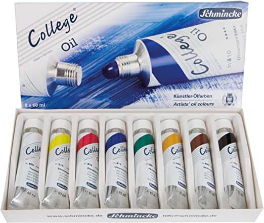 מארז 8 צבעי שמן COLLEGE SCHMINCKE