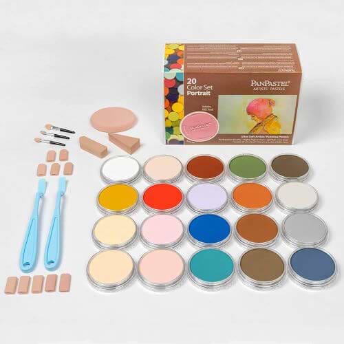 סט PANPASTEL 20 color set portrait