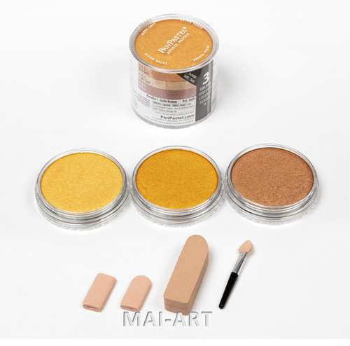 סט PANPASTEL 3 color set metallics