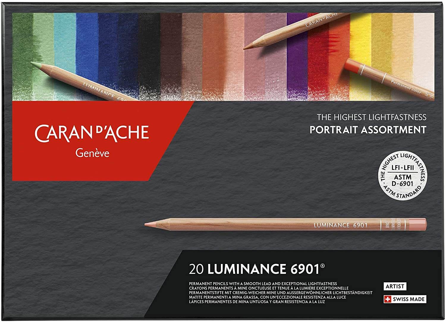 סט עפרונות קרנדש LUMINANCE 20 6901  PORTRAIT
