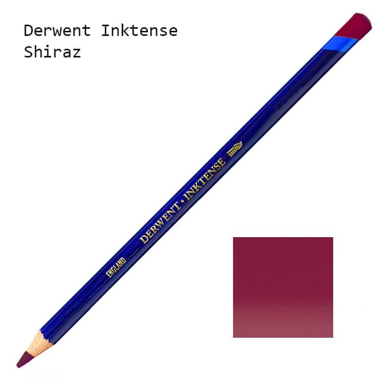 עפרון בודד נמס במים DERWENT INKTENSE shiraz
