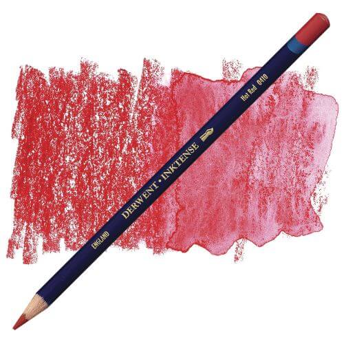 עפרון בודד נמס במים DERWENT INKTENSE hot red