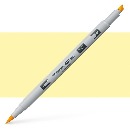 טוש אלכוהול TOMBOW דו צדדי PALE YELLOW 062