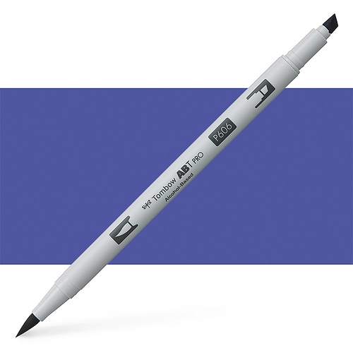 טוש אלכוהול TOMBOW דו צדדי VIOLET 606