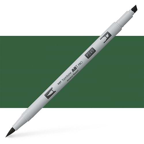 טוש אלכוהול TOMBOW דו צדדי HUNTER GREEN 249