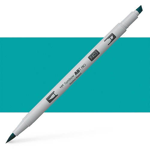 טוש אלכוהול TOMBOW דו צדדי BRIGHT BLUE 403