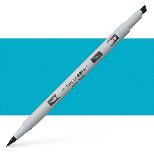טוש אלכוהול TOMBOW דו צדדי TIKI TEAL 407