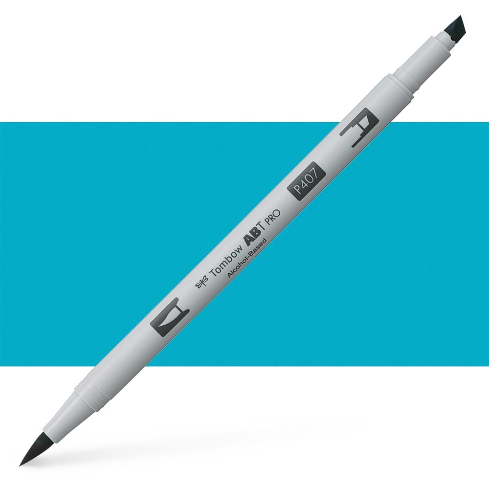 טוש אלכוהול TOMBOW דו צדדי TIKI TEAL 407