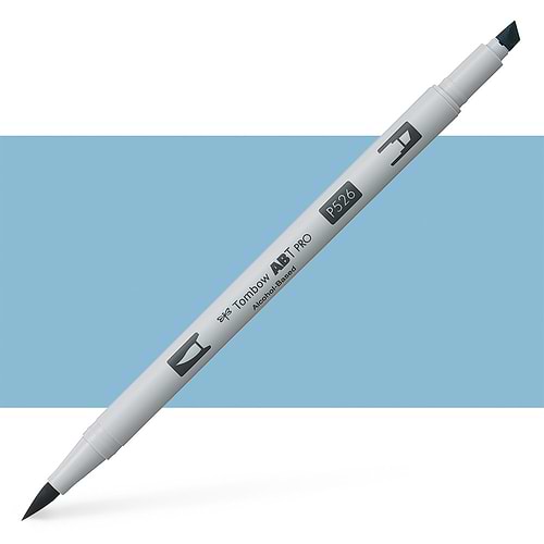 טוש אלכוהול TOMBOW דו צדדי TRUE BLUE 526