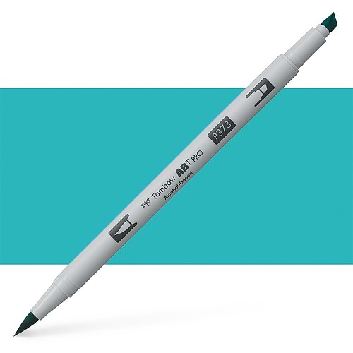 טוש אלכוהול TOMBOW דו צדדי  SEA BLUE 373
