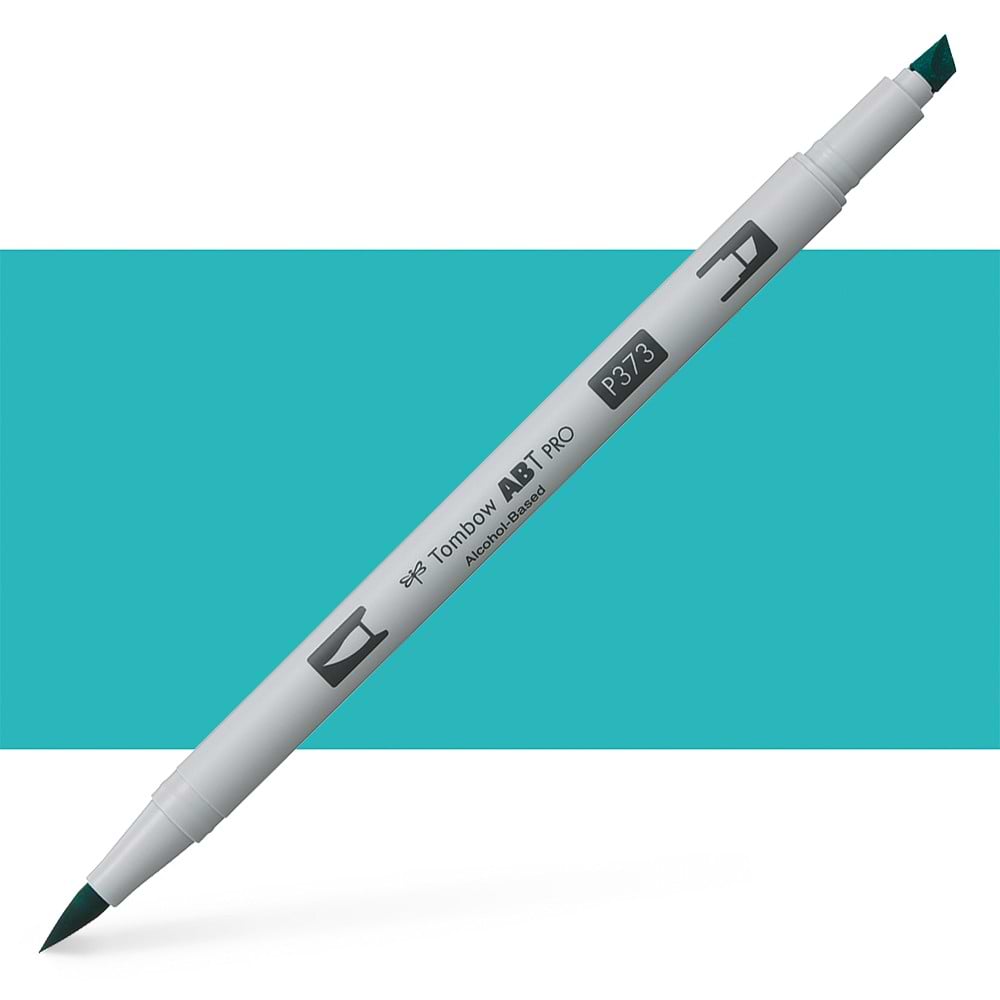 טוש אלכוהול TOMBOW דו צדדי  SEA BLUE 373