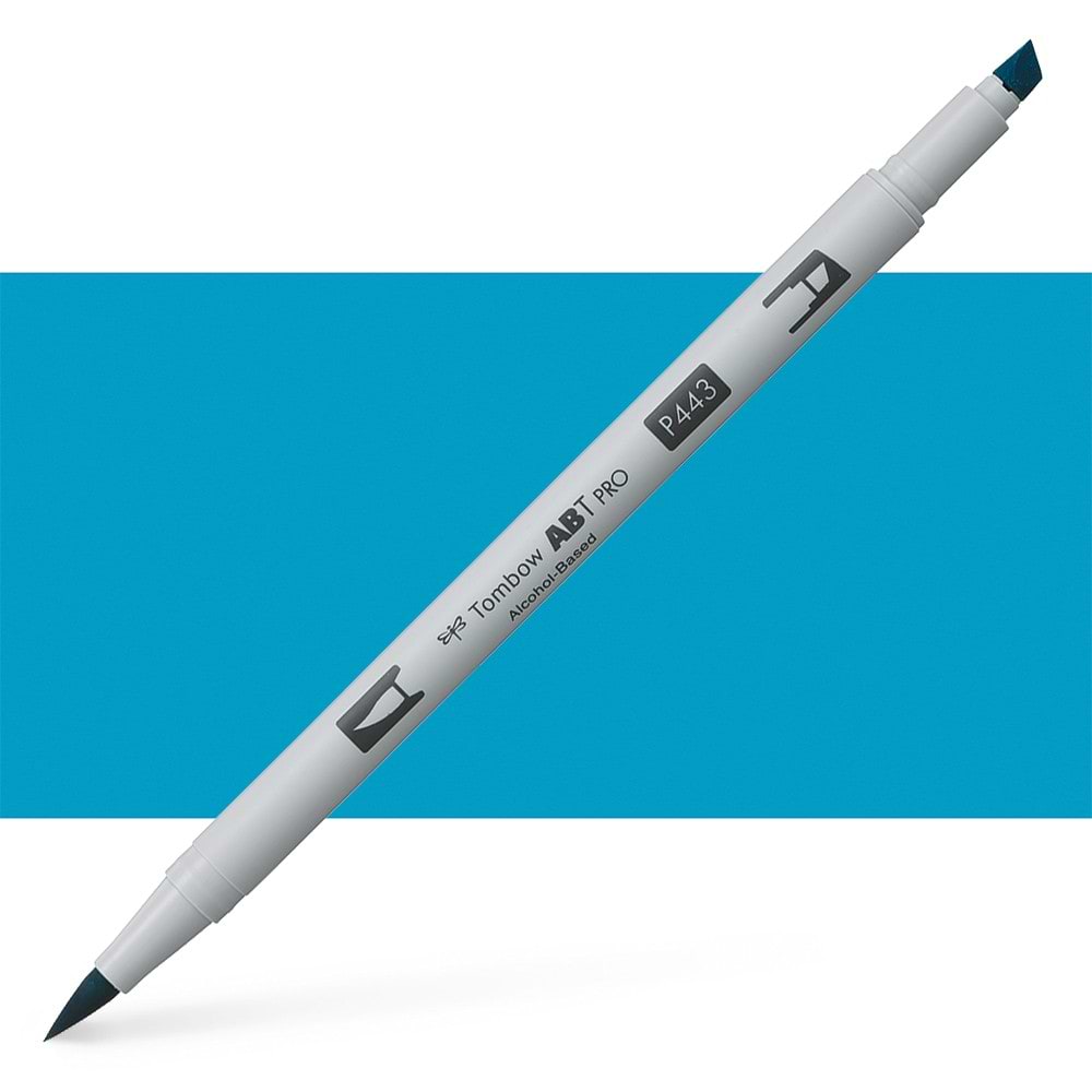 טוש אלכוהול TOMBOW דו צדדי TURQUOISE 443
