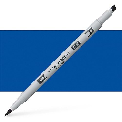 טוש אלכוהול TOMBOW דו צדדי ULTRAMARINE 555