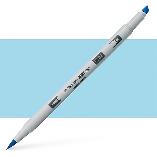 טוש אלכוהול TOMBOW דו צדדי ARCTIC BLUE 502