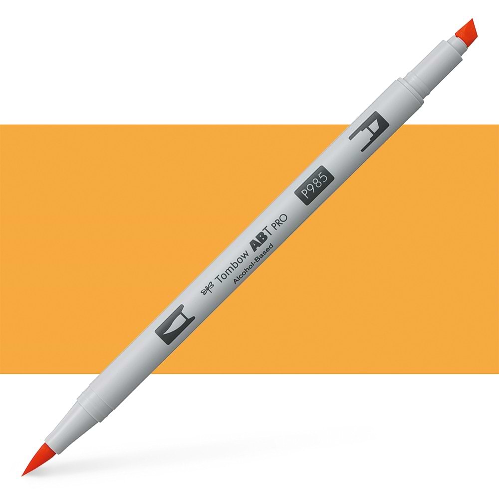 טוש אלכוהול TOMBOW דו צדדי CHROME YELLOW 985