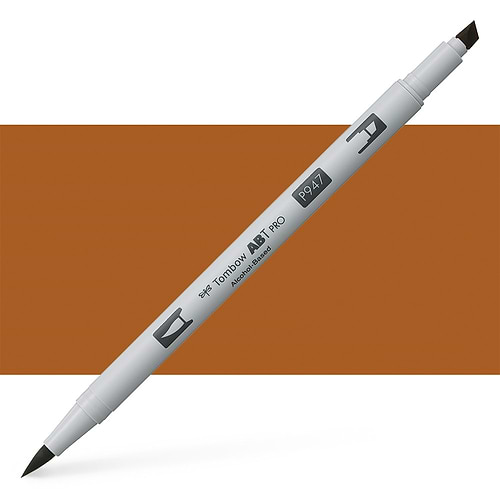 טוש אלכוהול TOMBOW דו צדדי BURNT SIENNA 947