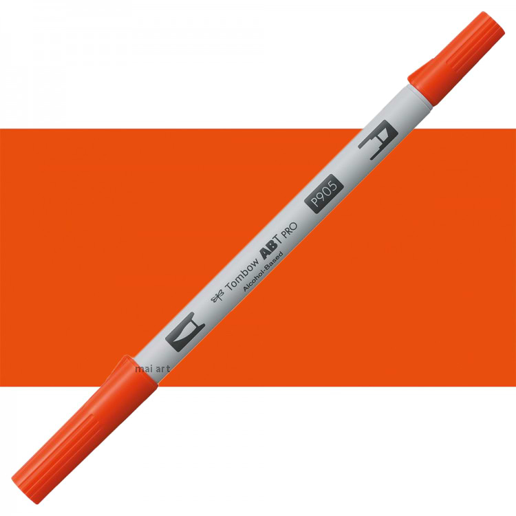 טוש אלכוהול TOMBOW דו צדדי RED 905