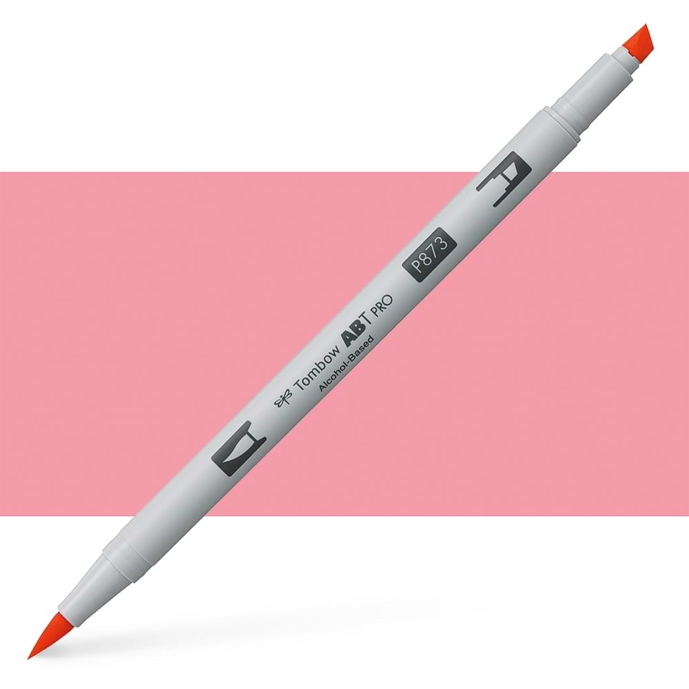 טוש אלכוהול TOMBOW דו צדדי  CORAL 873
