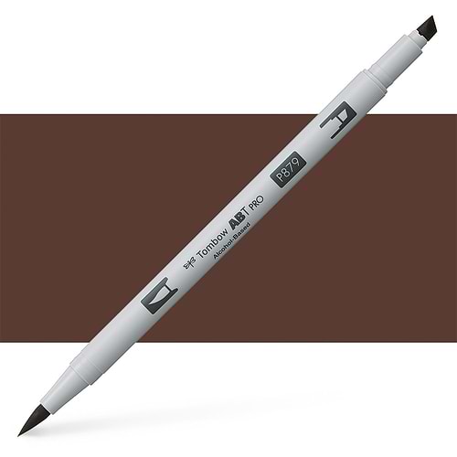 טוש אלכוהול TOMBOW דו צדדי BROWN 879