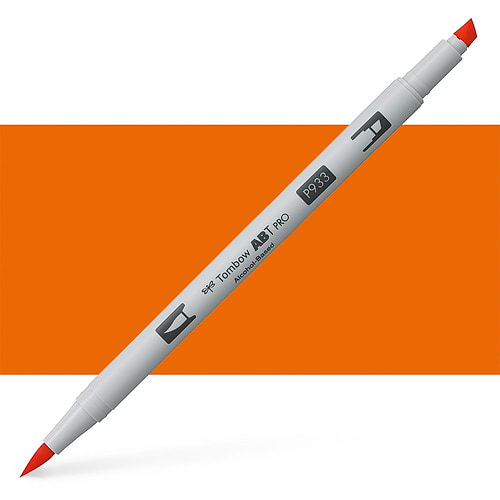 טוש אלכוהול TOMBOW דו צדדי ORANGE 933