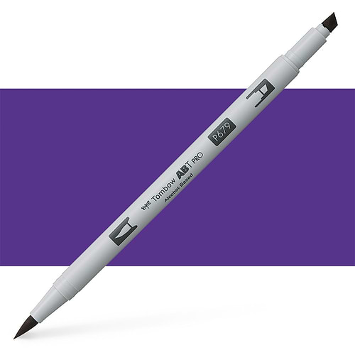 טוש אלכוהול TOMBOW דו צדדי DARK PLUM 679