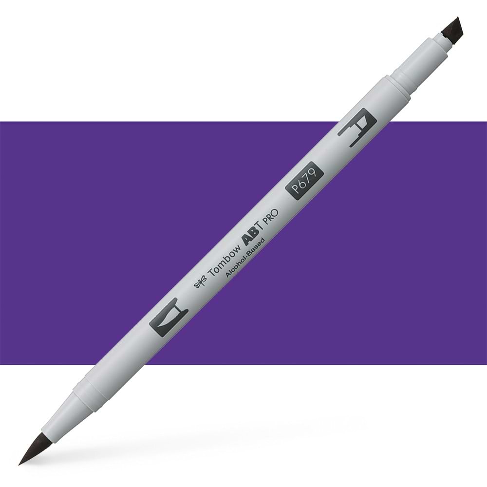 טוש אלכוהול TOMBOW דו צדדי DARK PLUM 679