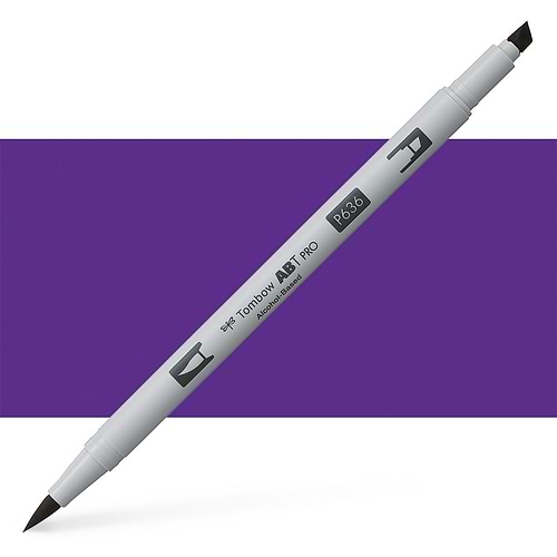 טוש אלכוהול TOMBOW דו צדדי  IMPERIAL PURPLE 636