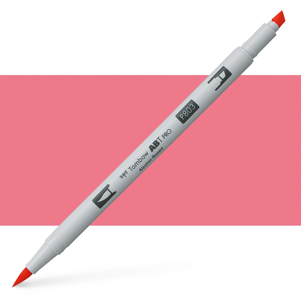 טוש אלכוהול TOMBOW דו צדדי PINK PUNCH 803