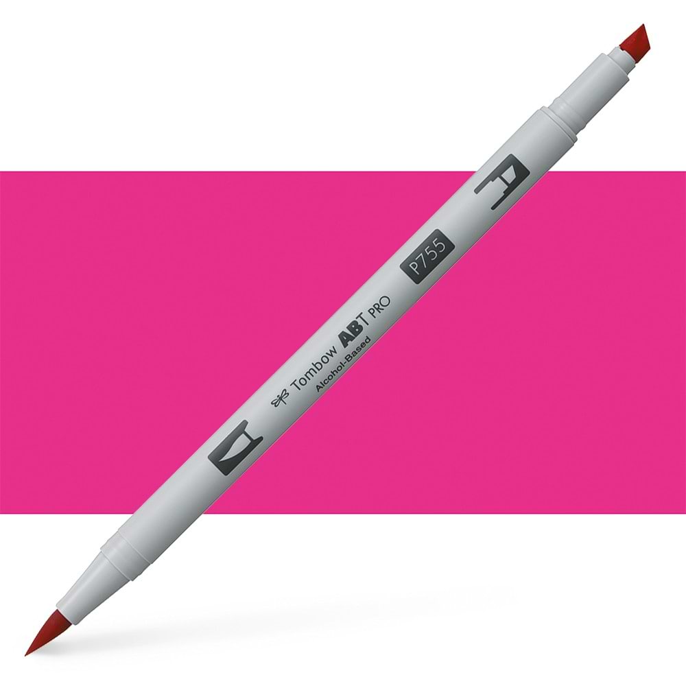טוש אלכוהול TOMBOW דו צדדי RUBINE RED 755