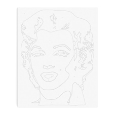 ציור לפי מספרים אנדי וורהול מרלין - ANDY WARHOL MARILYN 