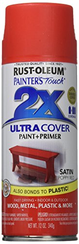 ספריי 2X SATIN POPPY RED