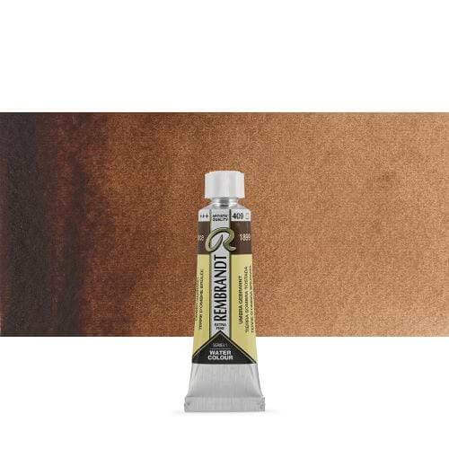 צבע מים רמברנדט 10מל' סדרה 1 גוון BURNT UMBER 409