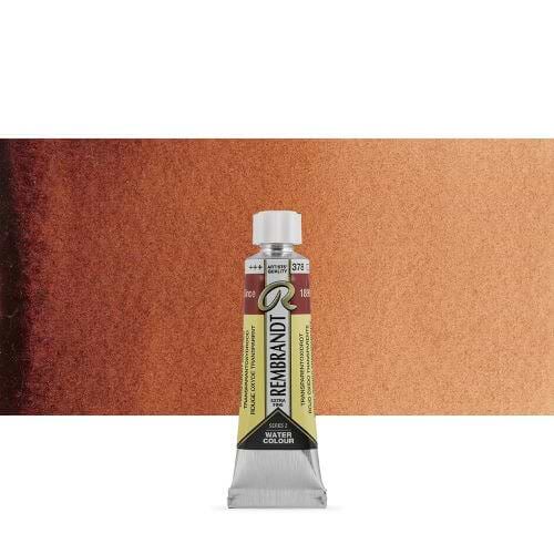 צבע מים רמברנדט 10מל' סדרה 2 גוון TRANSPERNT OXIDE RED 378