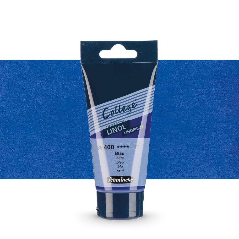 צבע להדפס COLLEGE LIONALPRINT BLUE 75ML SCHMINCKE